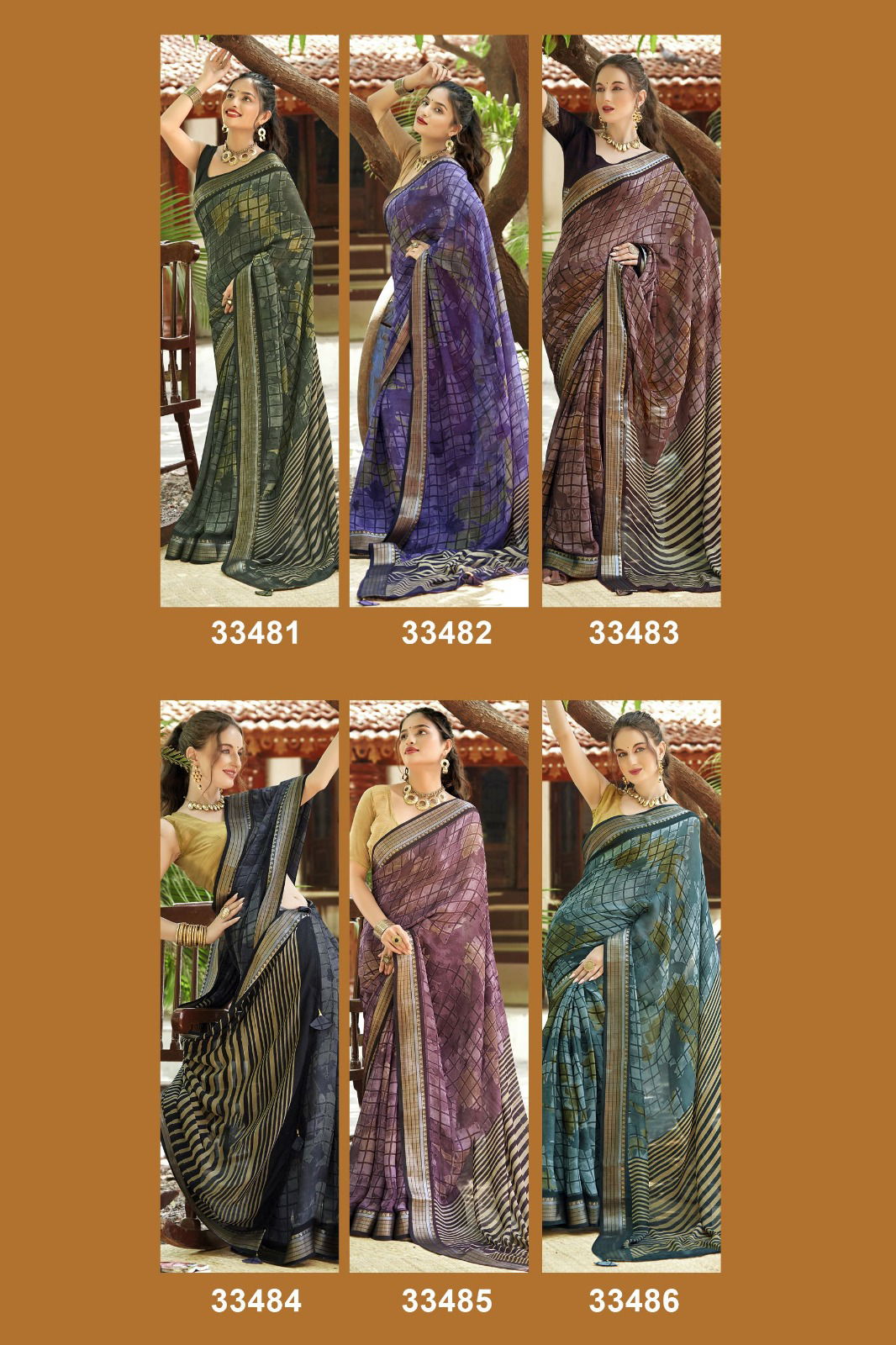 Jiya Vol 23 By Vallabhi Moss Georgette Printed Wholesale Saree In India